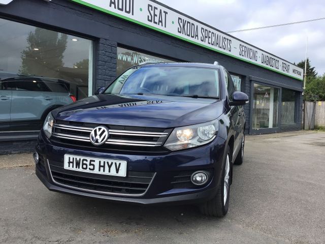 2016 (65) Volkswagen Tiguan 2.0 TDI BlueMotion Tech Match Edition SUV 5dr Diesel Manual 4WD Euro 6 (s/s) (150 ps)